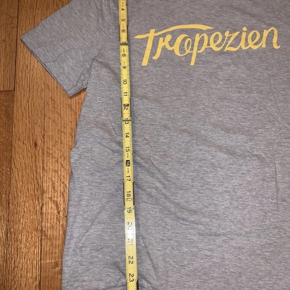 CREMIEUX Tropezien Men L Grey Jersey Crew Neck  Print S/S T-Shirt: NYC MADE - Picture 4 of 6